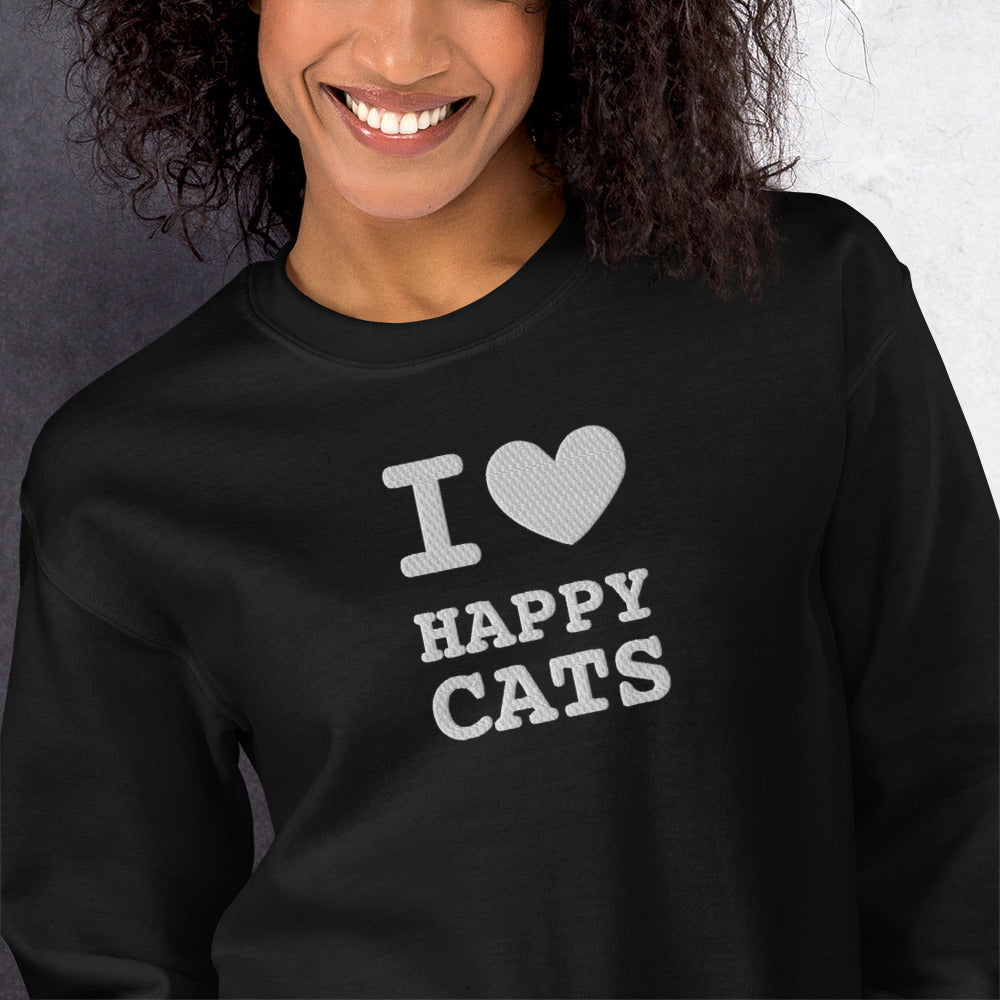 Happy Cat Lady Halloween 2026 Sweatshirt